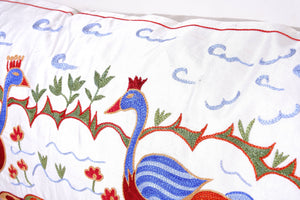 Horse Suzani Bedding Pillow Cover | 1'8'' x 6'5''