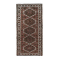Vintage Kurdish Runner Rug 4'4'' x 8'7''
