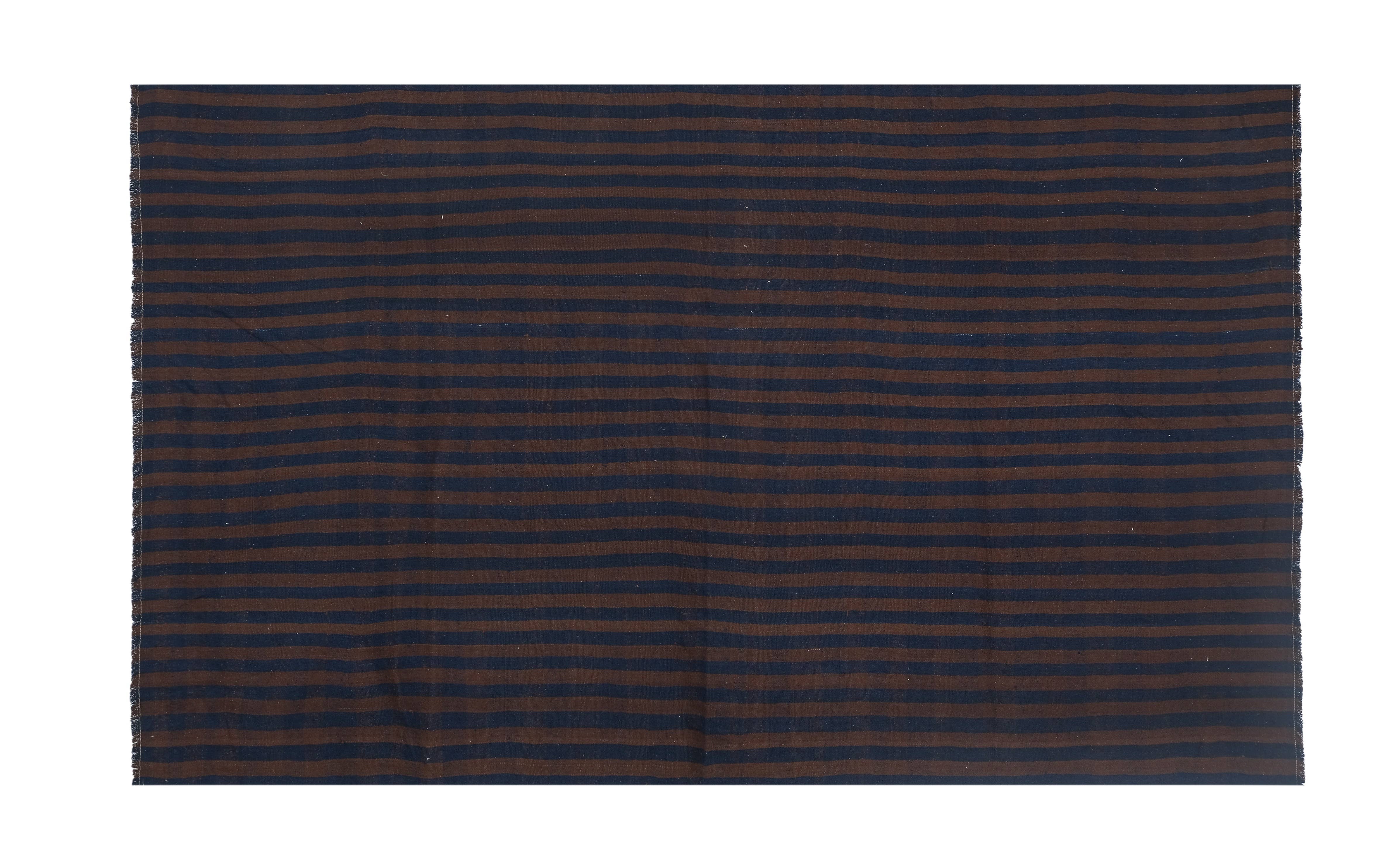 Vintage Turkish Kilim Rug 6'4'' x 9'11''