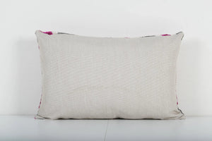 Silk Ikat Velvet Pillow Cover | 15'' x 23''