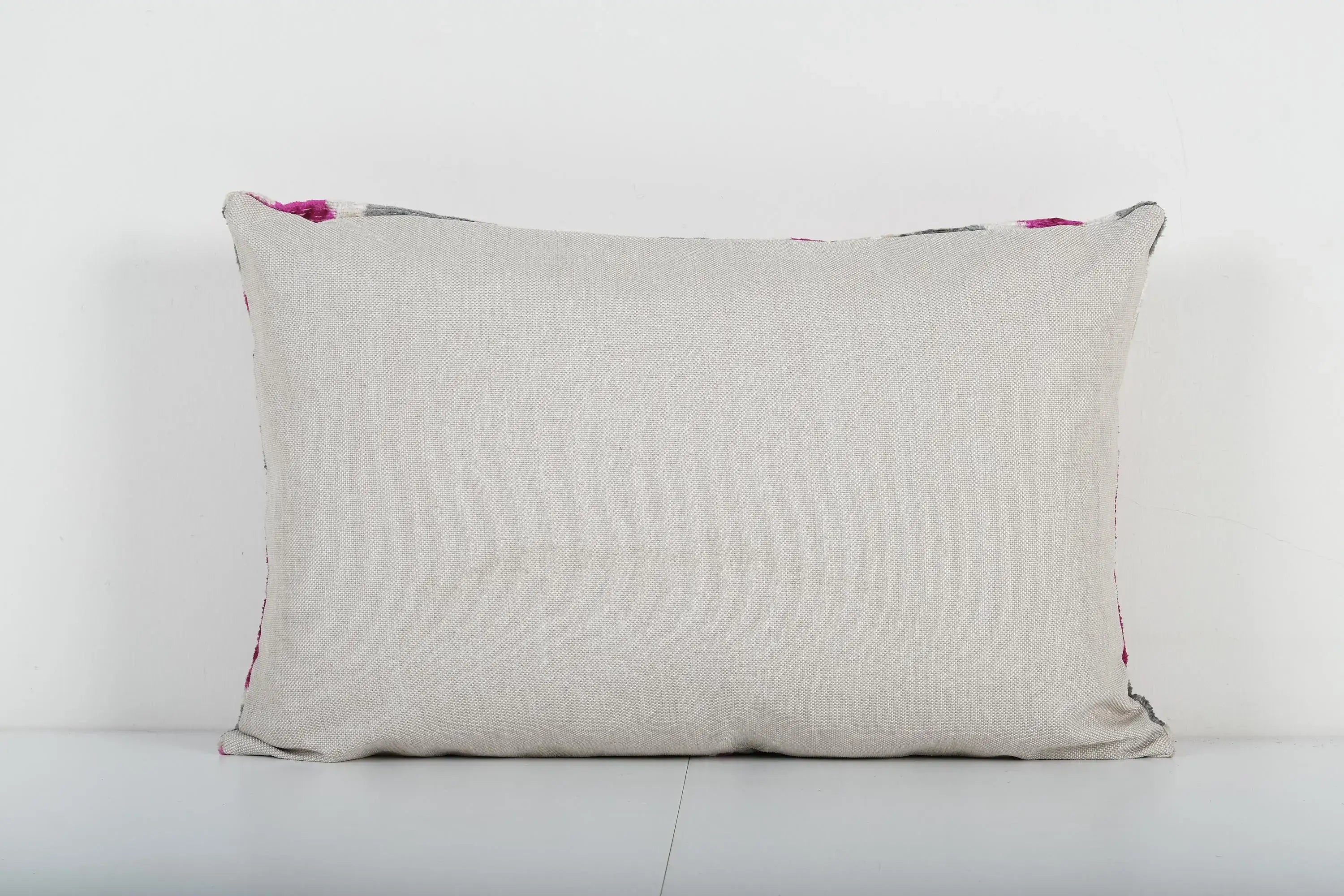 Silk Ikat Velvet Pillow Cover | 15'' x 23''