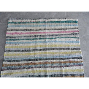 Vintage Turkish Kilim Rug 3'10'' x 10'9''