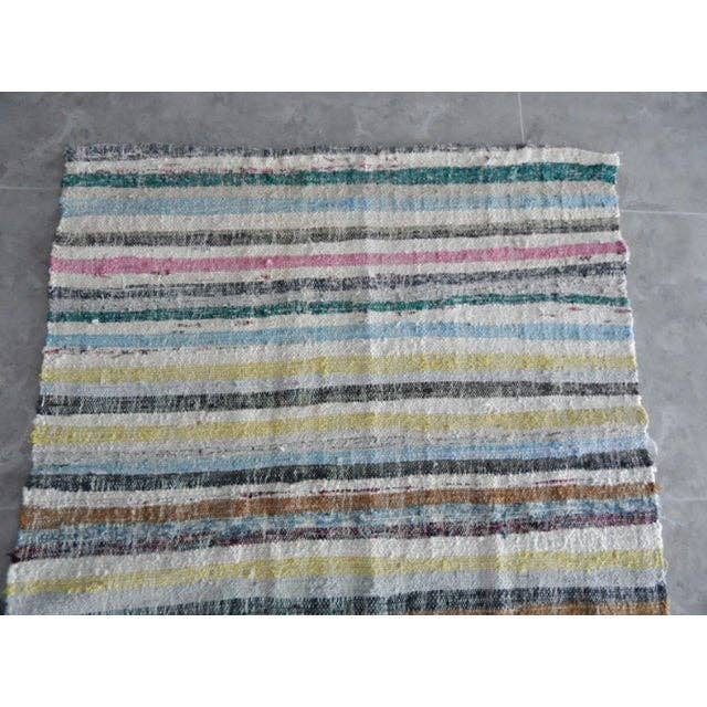 Vintage Turkish Kilim Rug 3'10'' x 10'9''