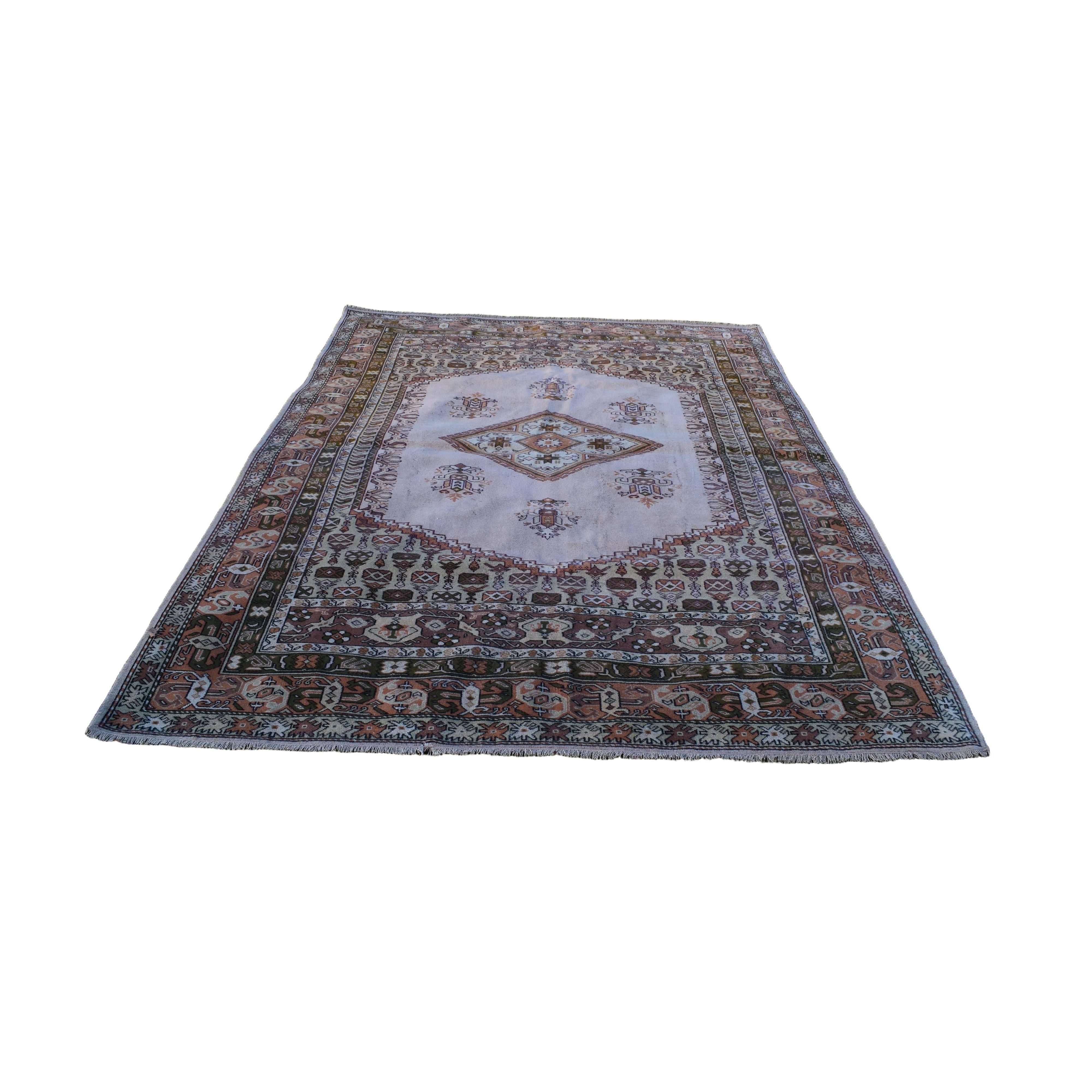 Vintage Oushak Rug 6'8'' x 9'4''