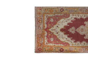 Vintage Oushak Rug 3'5'' x 7'9''