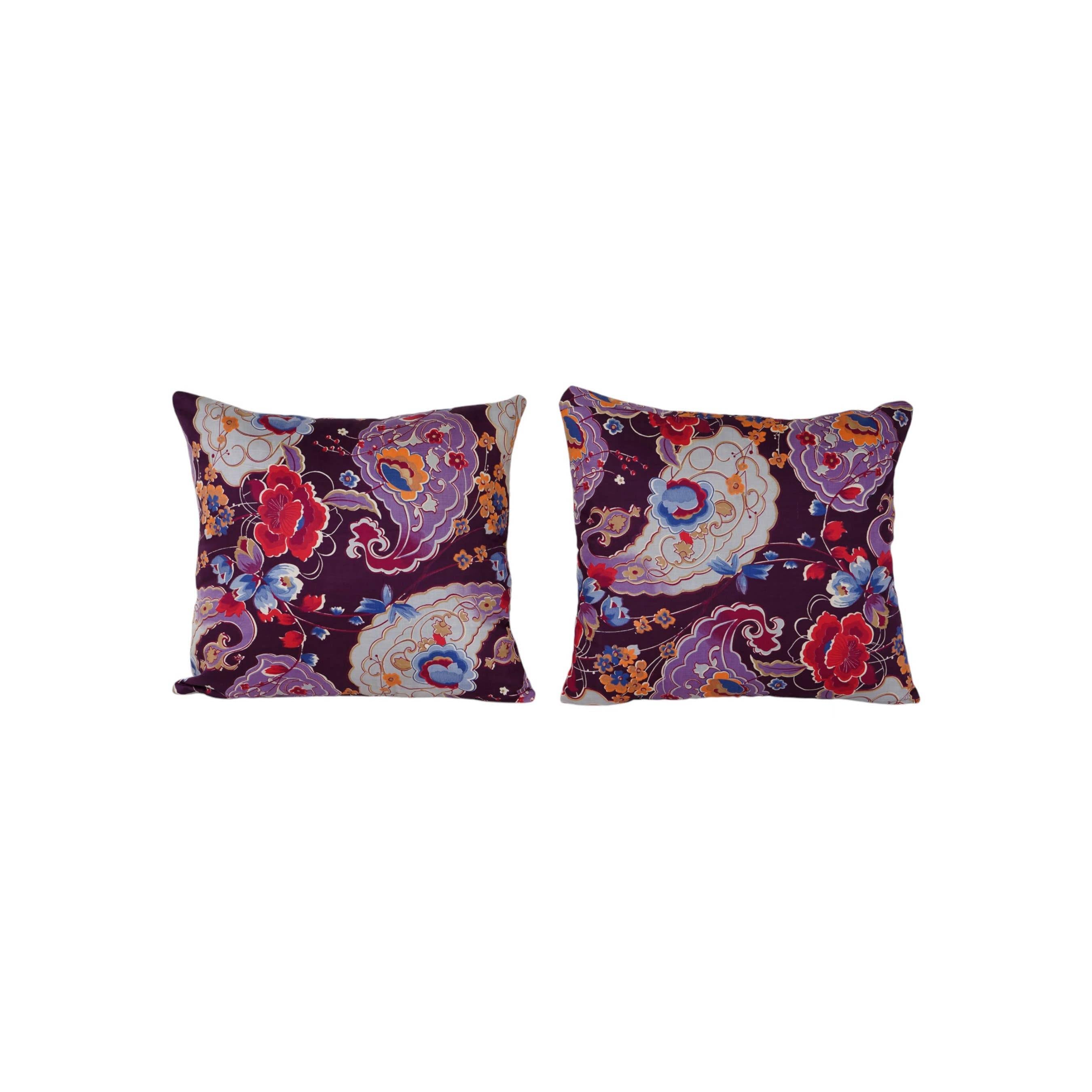 Uzbek Roller Printed Pillow Cover Set of 2 | 18'' x 20''