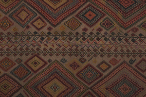 Vintage Turkish Kilim Rug 5'9'' x 6'8''