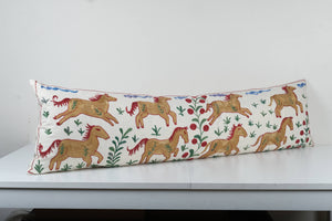 Horse Suzani Bedding Pillow Cover | 1'6'' x 5'1''