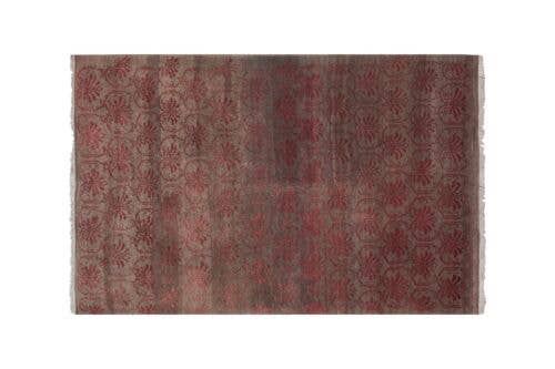 Vintage Turkish Tulu Rug 4'2'' x 5'10''