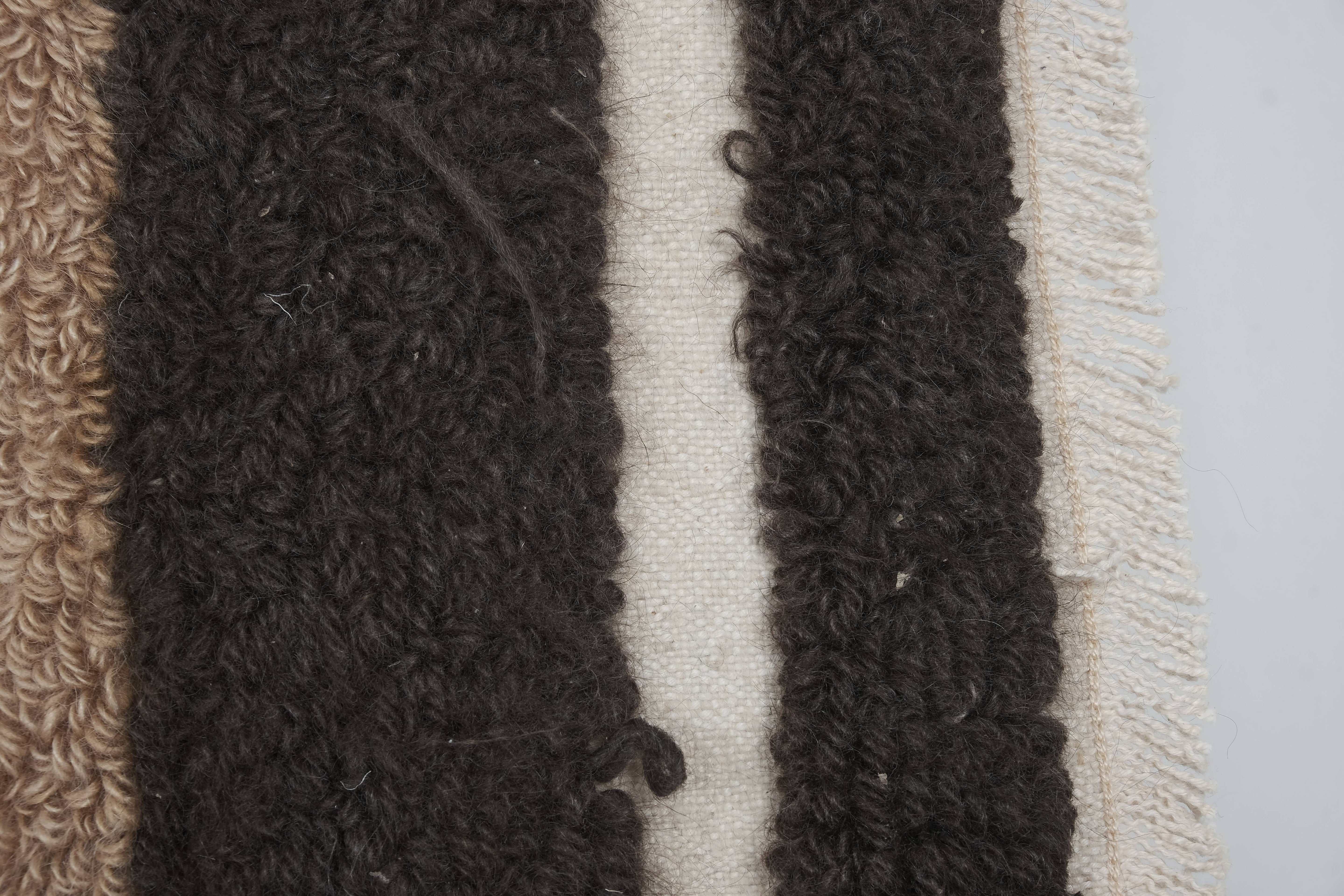 Vintage Turkish Tulu Rug 4'4'' x 6'7''