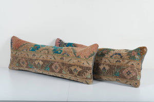 Rug Bedding Pillow Cover Set of 2 | 12'' x 30''