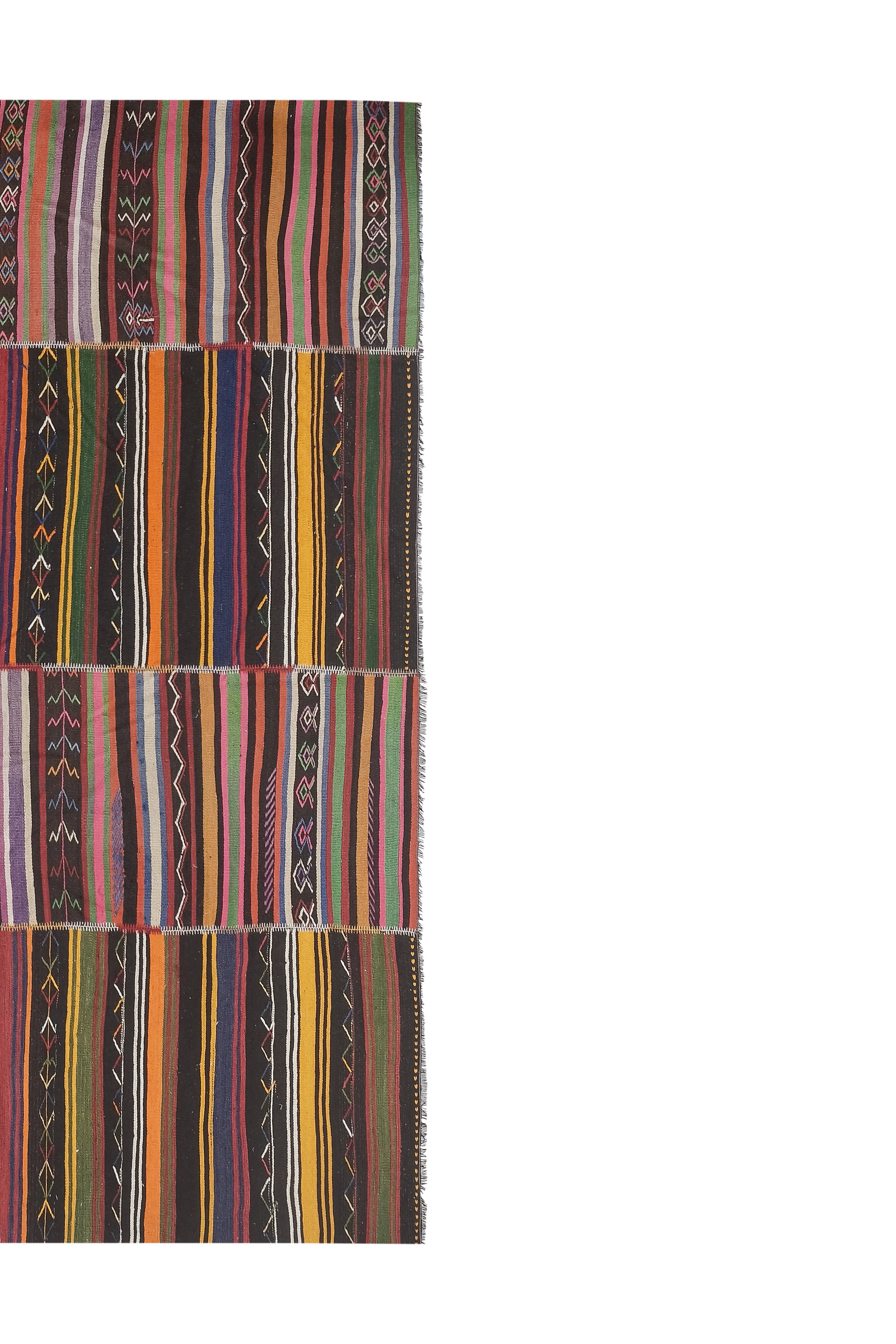 Vintage Turkish Kilim Rug 10' x 11'5''