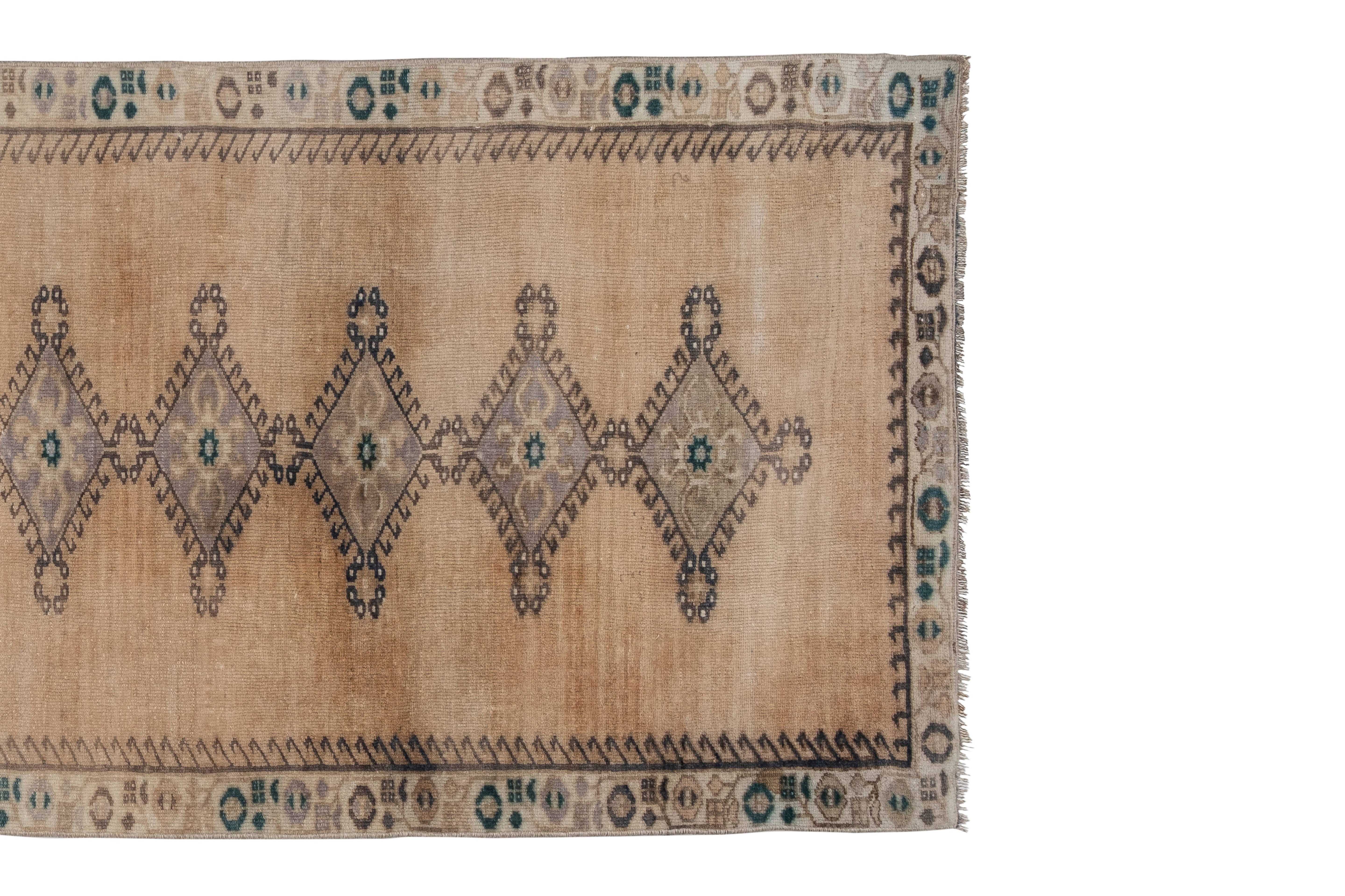 Vintage Oushak Runner 3'3'' x 7'6''