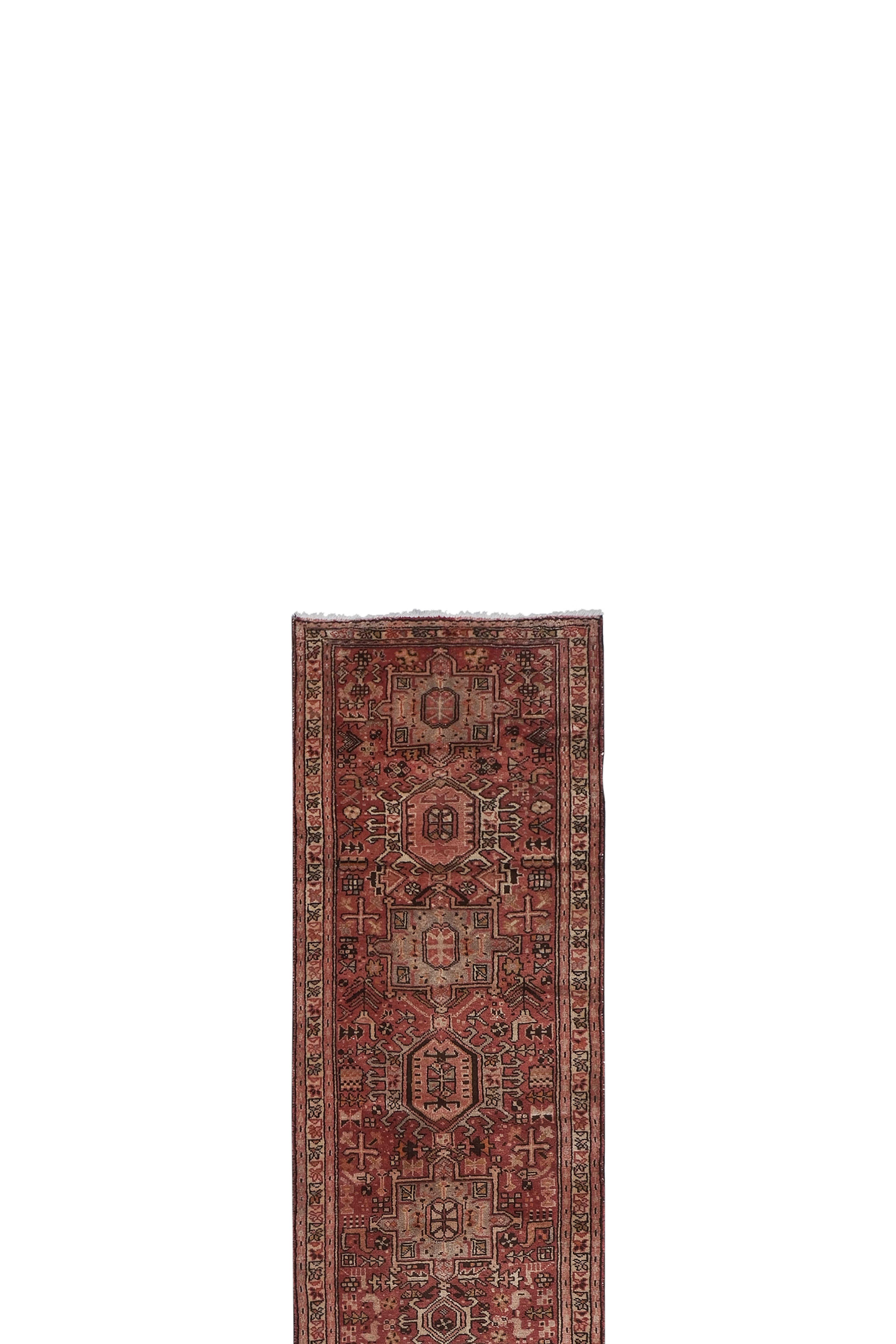 Vintage Caucasian Runner Rug 2'9'' x 12'7''