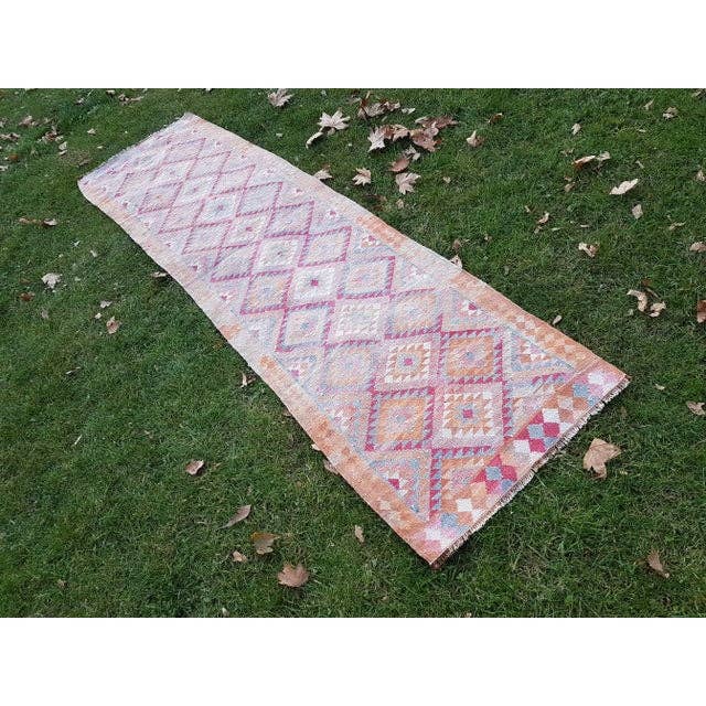 Vintage Herki Kilim Runner 2'8'' x 9'10''