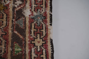 Vintage Turkish Animal Soumac Kilim Rug 41'' x 54''