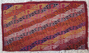 Vintage Kilim Yastik Rug 20'' x 34''