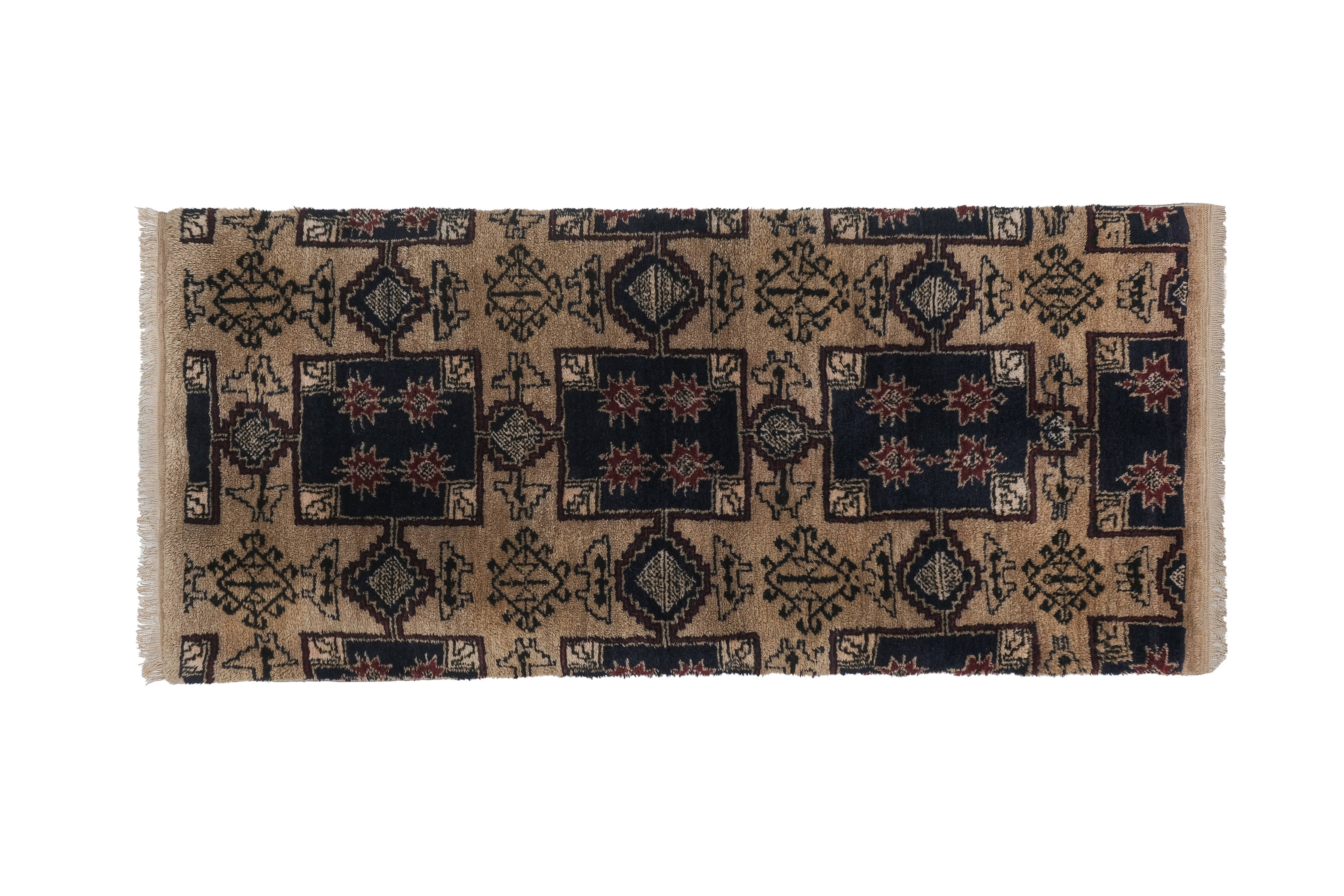 Vintage Turkish Tulu Rug 2'11'' x 6'4''