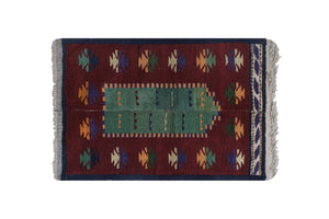 Vintage Turkish Tulu Rug 3'5'' x 5'2''