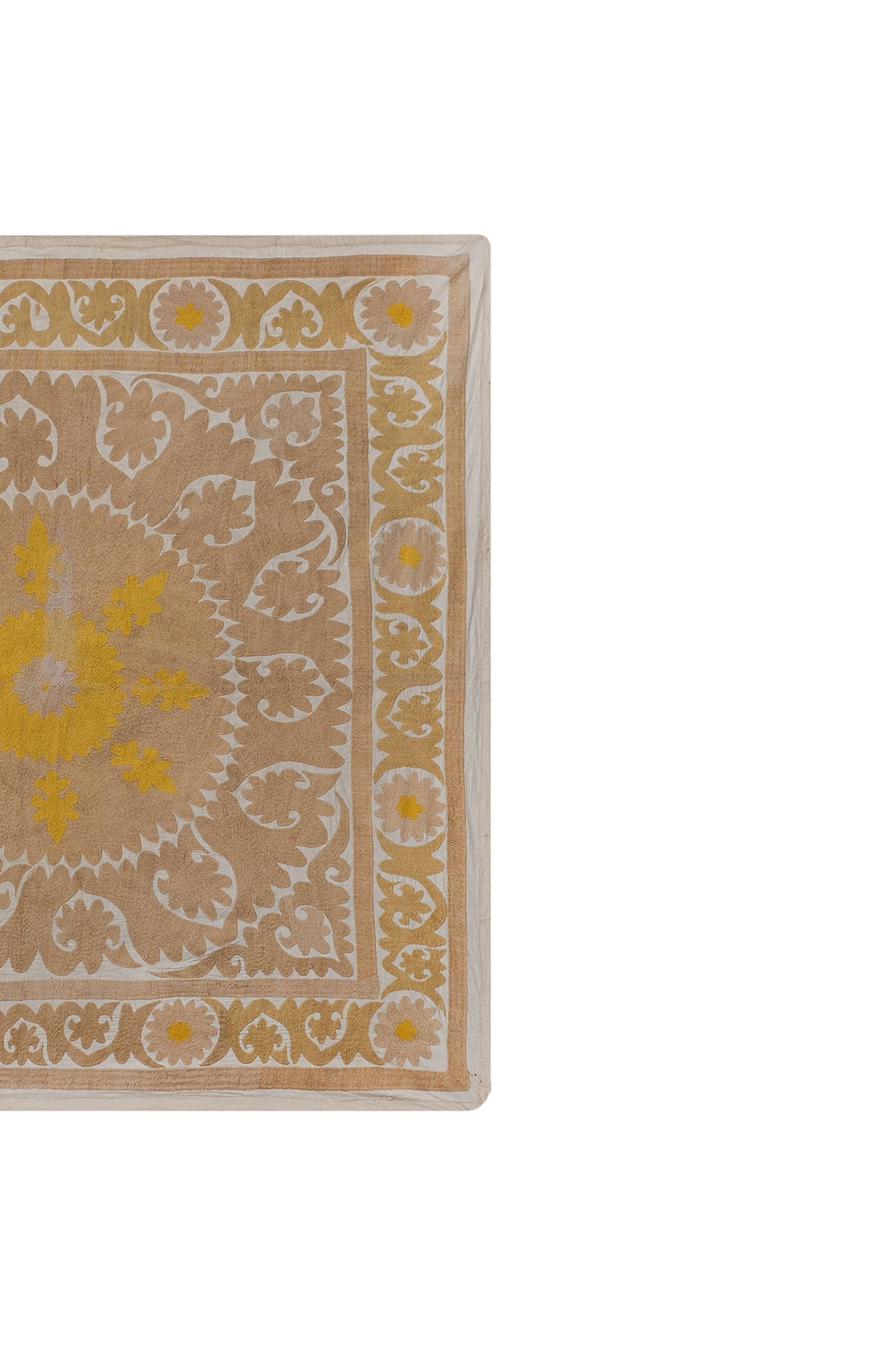 Suzani Wall Hanging & Bedspread | 5' x 5'