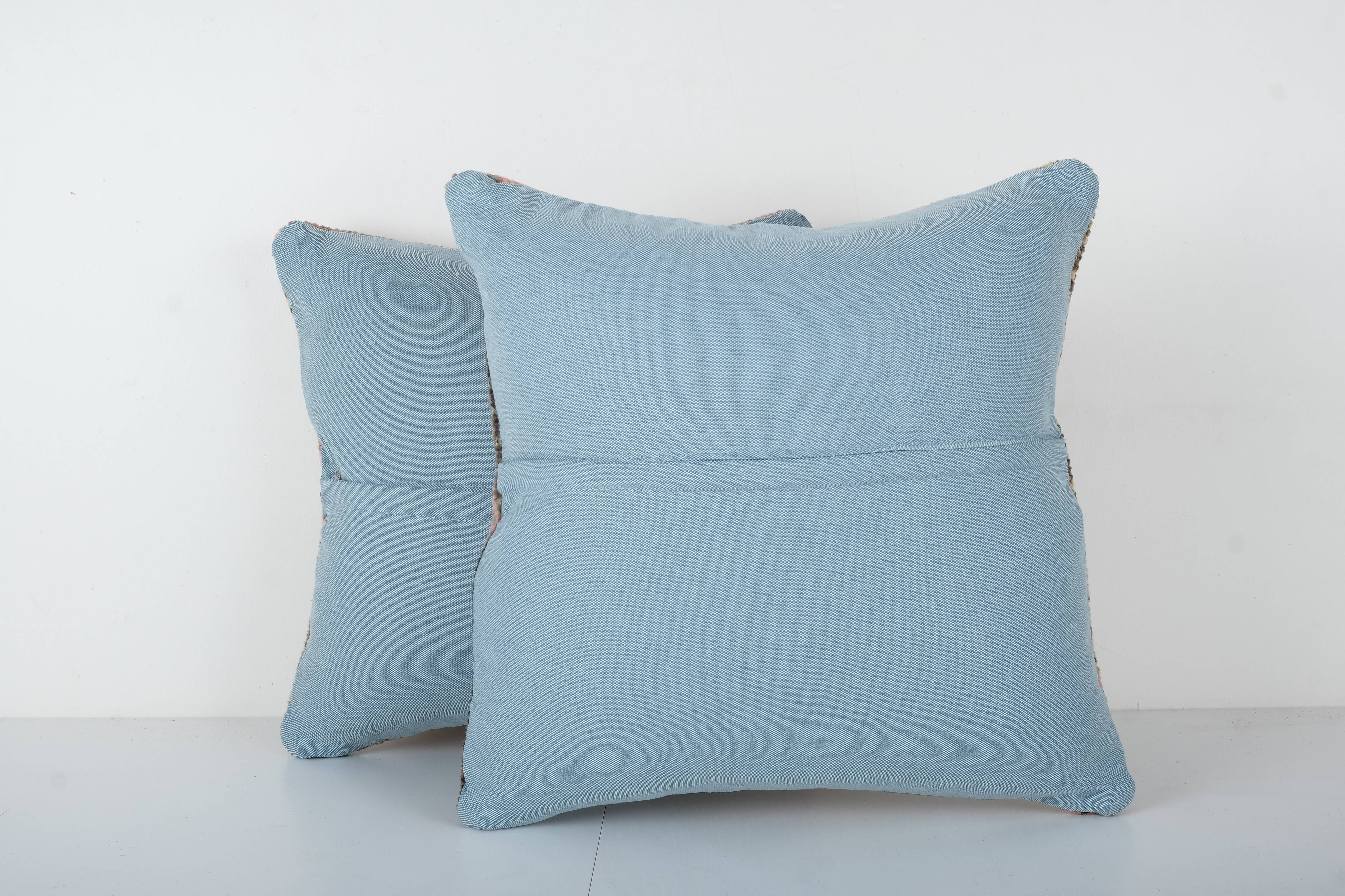 Rug Pillow Cover Set of 2 | 18'' x 18''