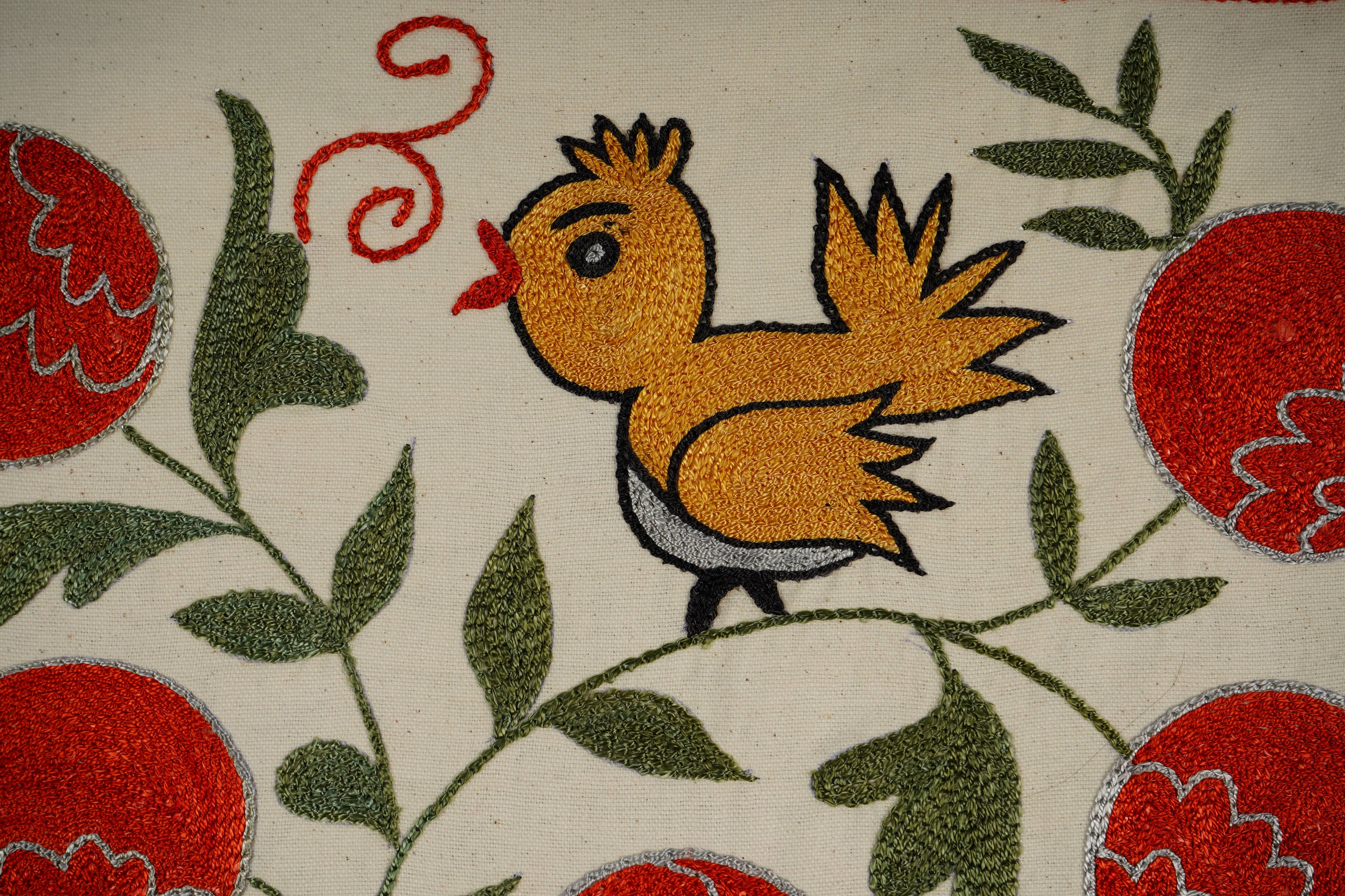 Duck Suzani Wall Hanging & Tablecloth | 20'' x 36''