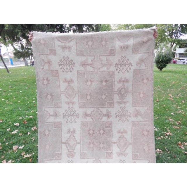 Vintage Oushak Rug 4'3'' x 8'