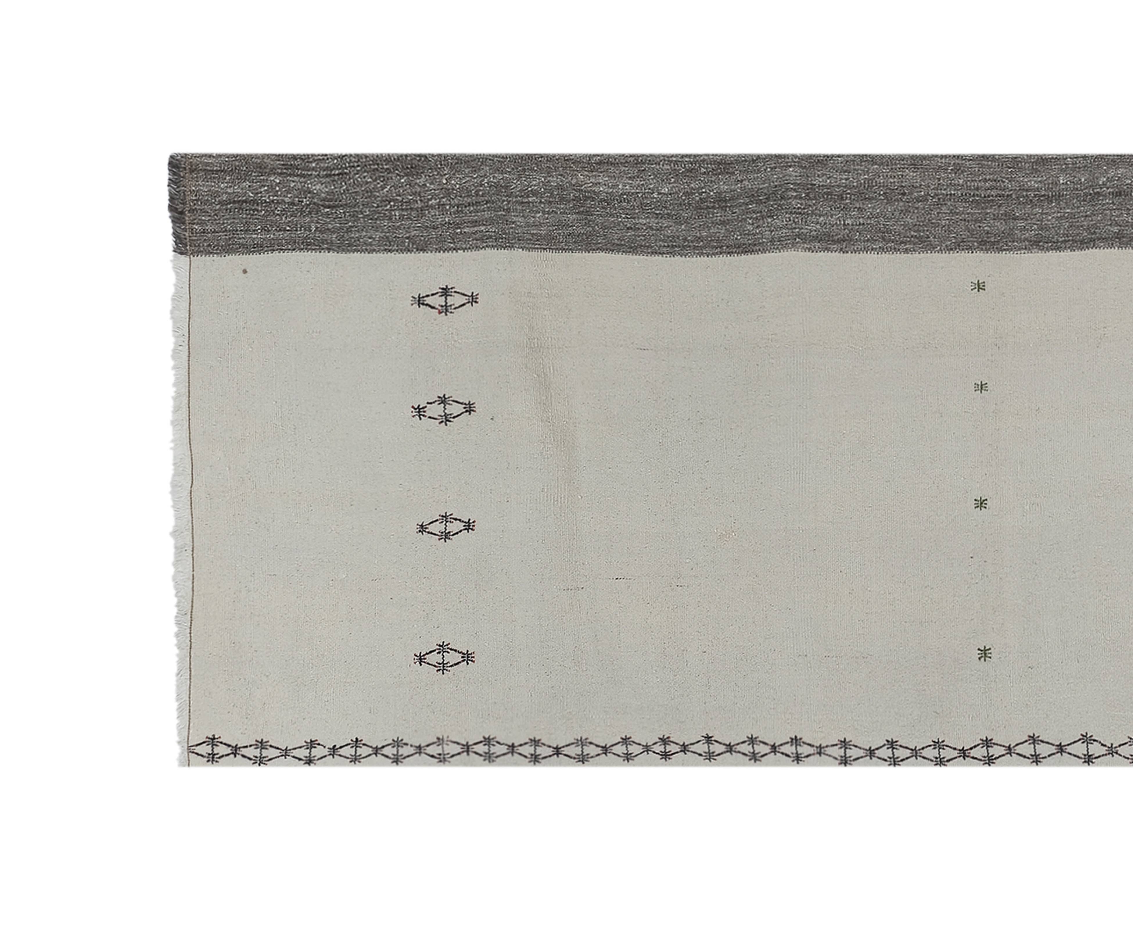Vintage Turkish Kilim Runner 3'1'' x 10'6''