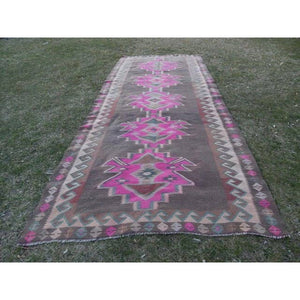 Vintage Turkish Kilim Runner 4'11'' x 10'10''