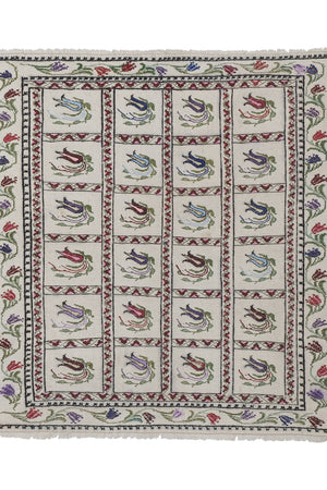 Vintage Turkish Kilim Rug 46'' x 49''