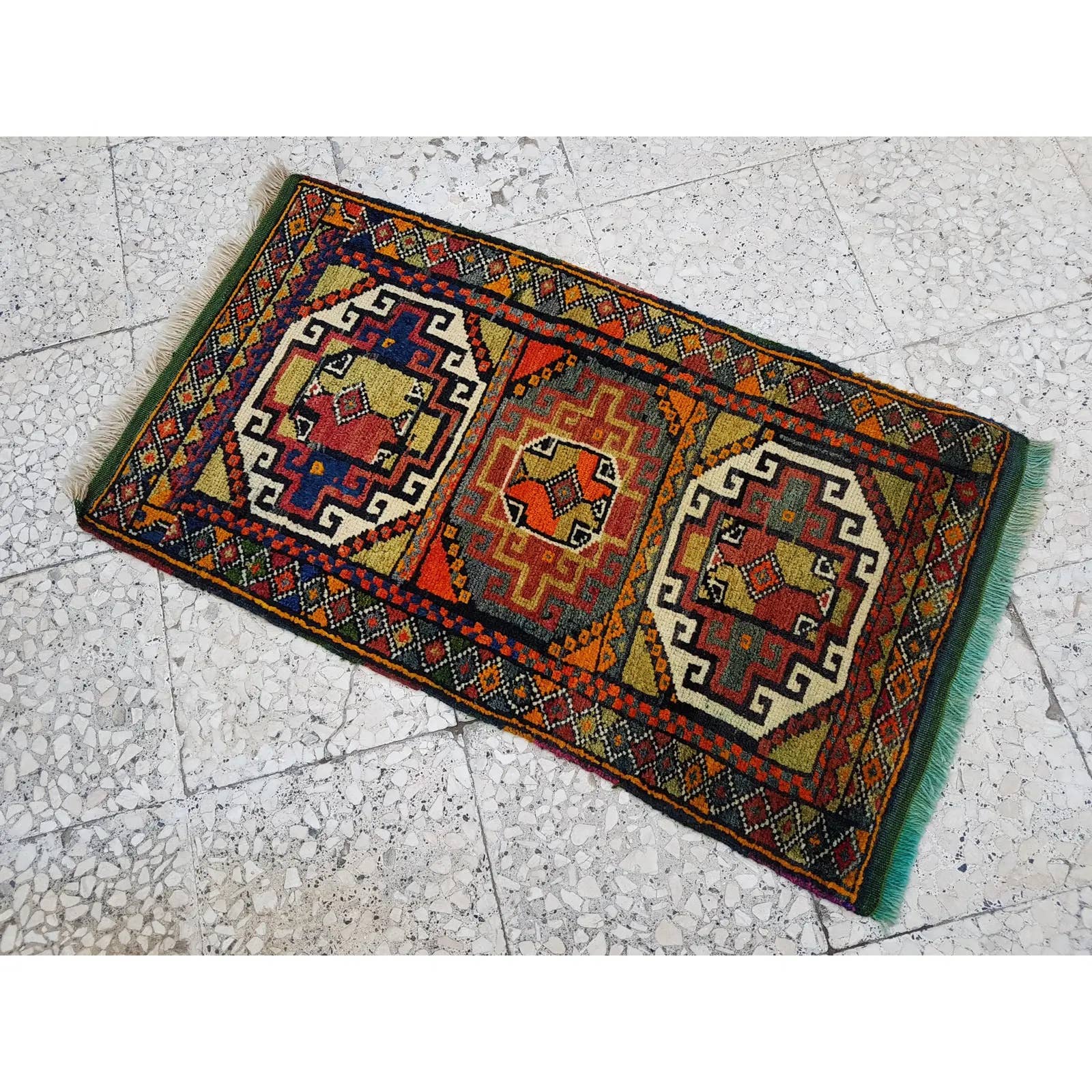 Vintage Yastik Rug 22'' x 39''