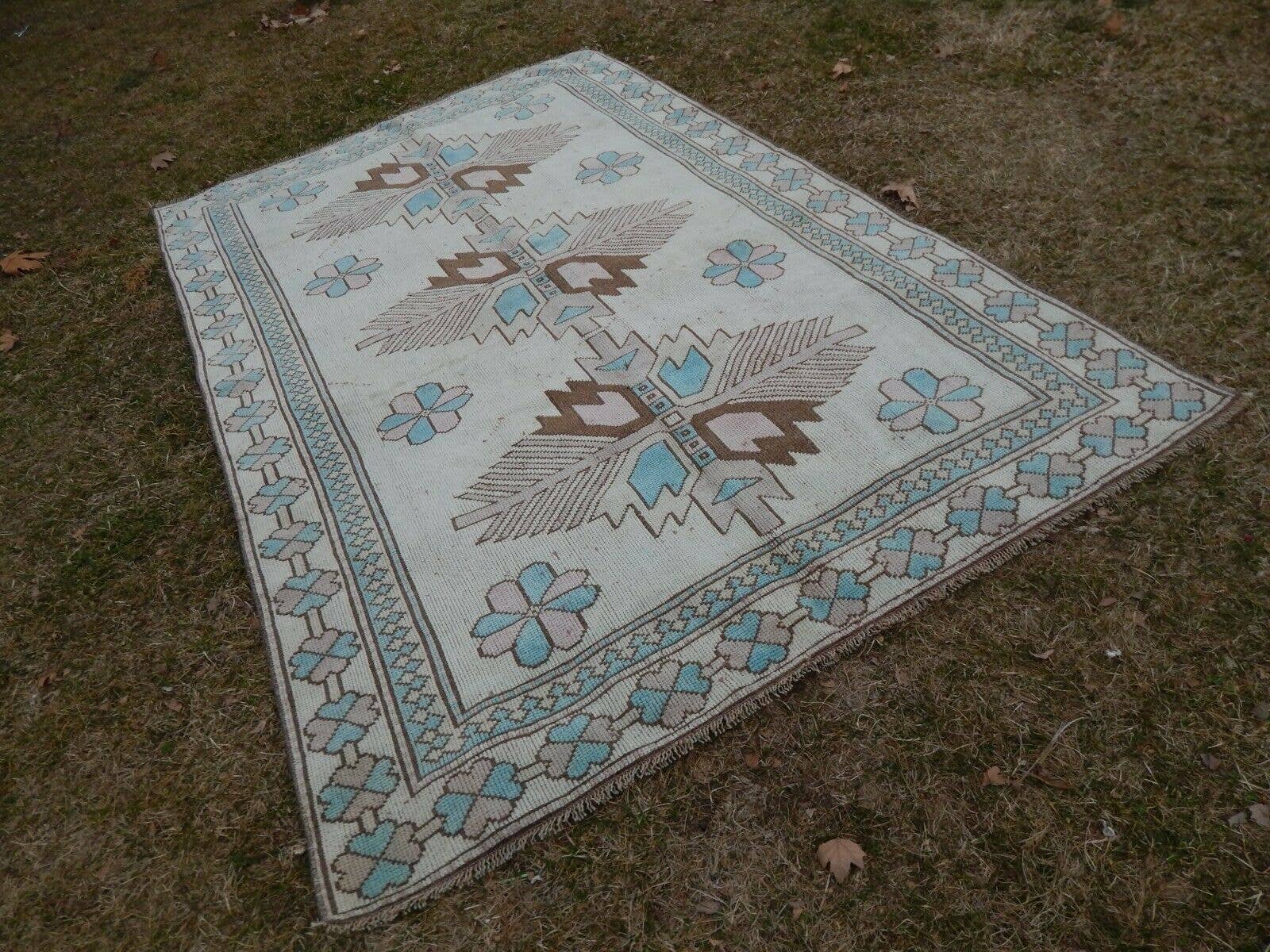 Vintage Oushak Runner 4'11'' x 7'10''