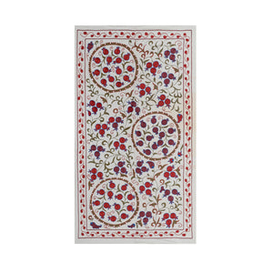 Silk Suzani Wall Hanging & Bedspread | 3'6'' x 6'1''