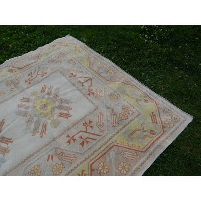 Vintage Oushak Rug 6'5'' x 9'5''