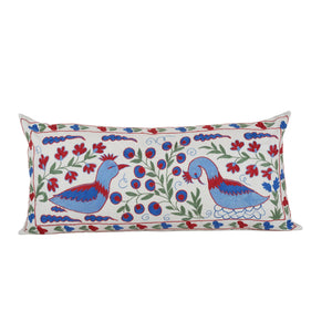 Duck Suzani Bedding Pillow Cover | 18'' x 36''