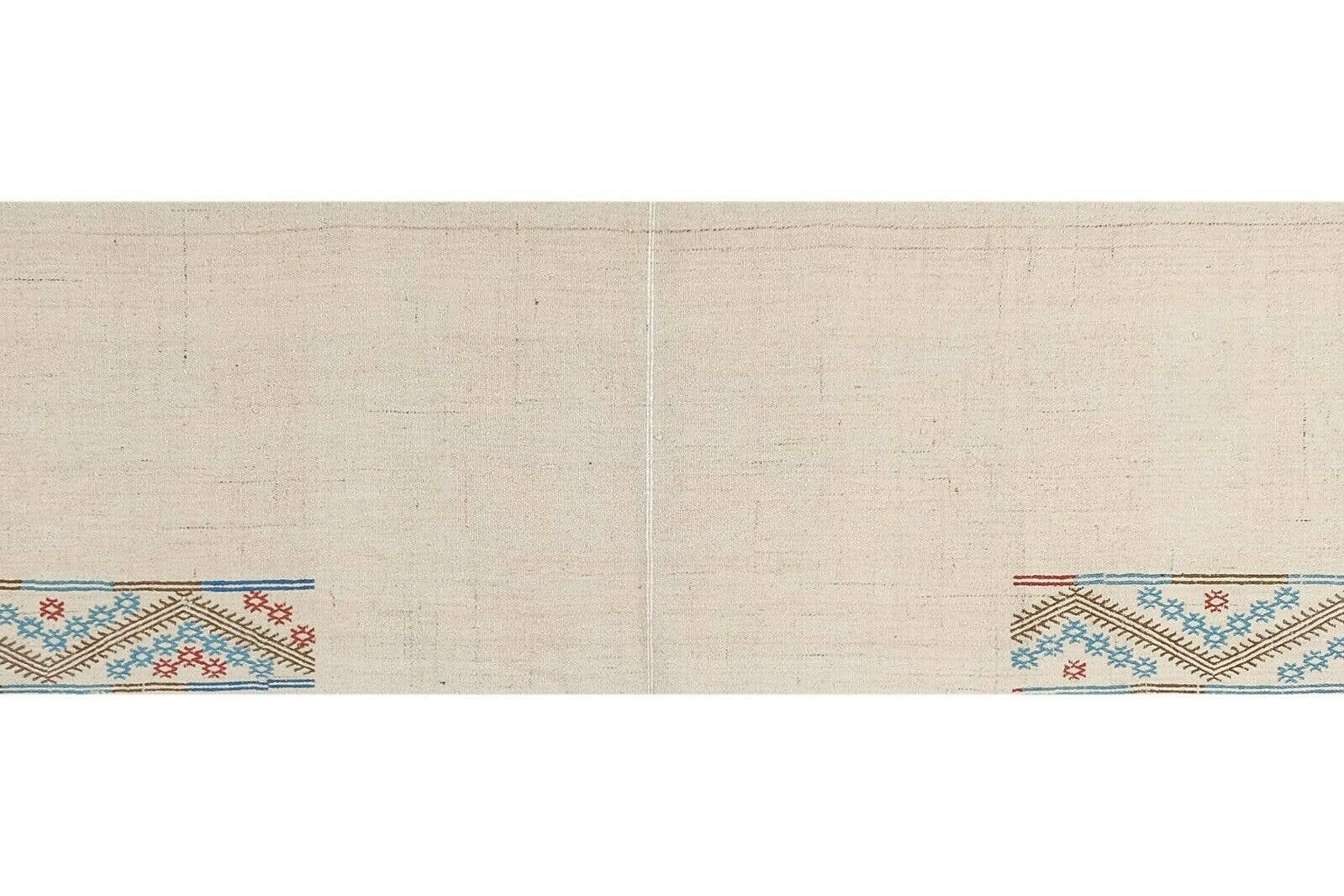Vintage Turkish Kilim Runner 2'4'' x 16'10''
