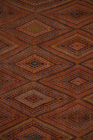 Vintage Turkish Kilim Rug 5'4'' x 7'7''