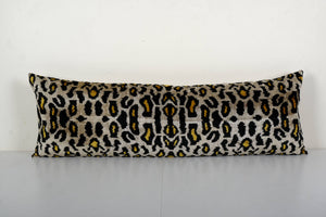 Silk Ikat Velvet Pillow Cover | 15'' x 45''