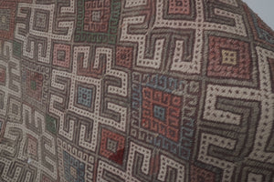 Vintage Turkish Kilim Runner 2'4'' x 8'10''