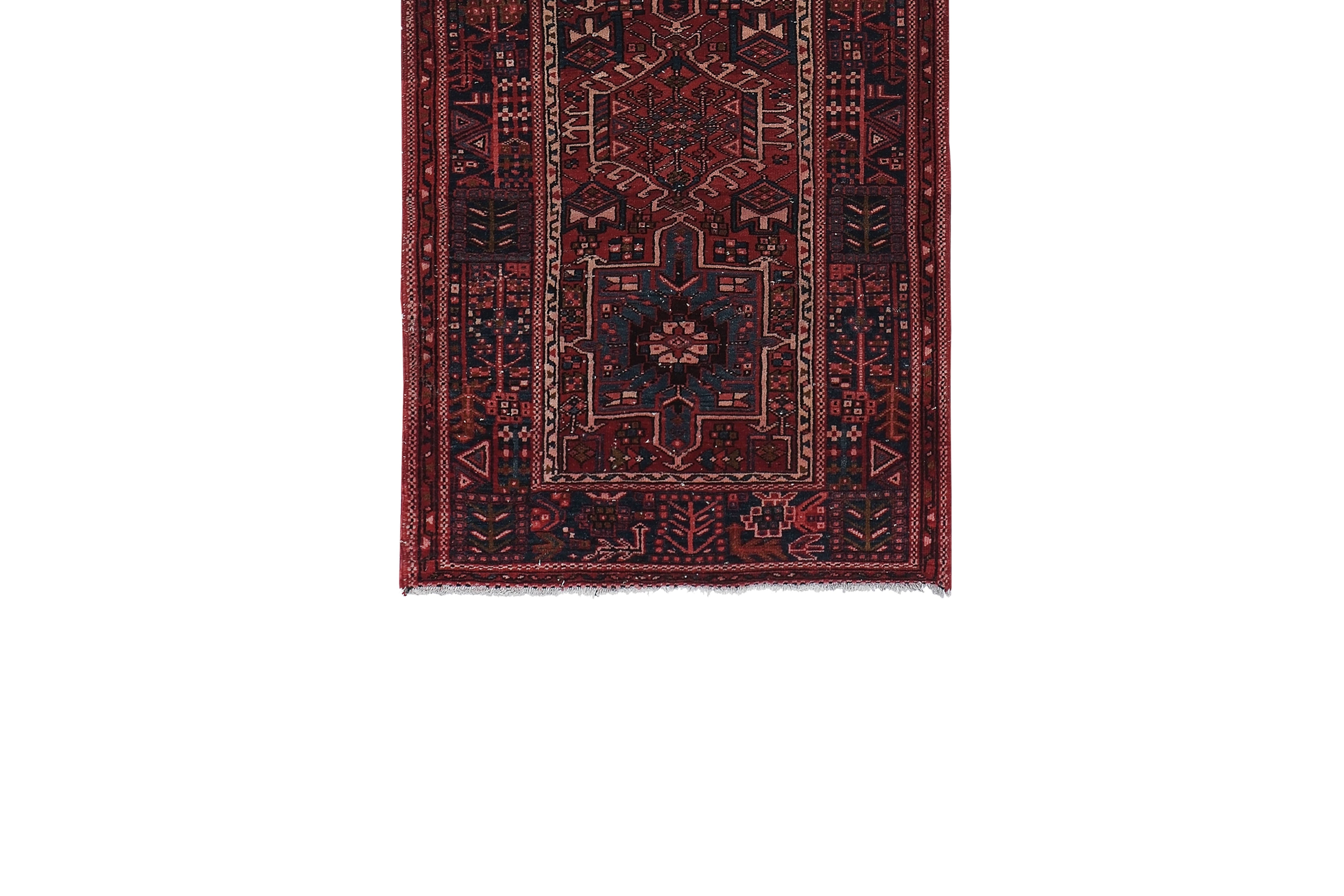 Vintage Turkish Anatolian Runner Rug 3'8'' x 10'8''