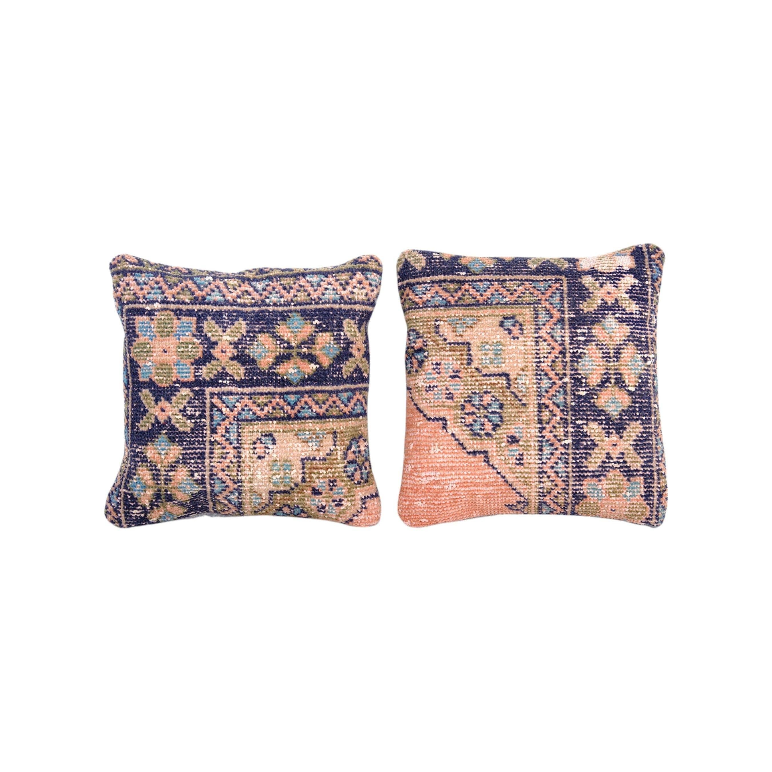 Rug Pillow Cover Set of 2 | 16'' x 16''