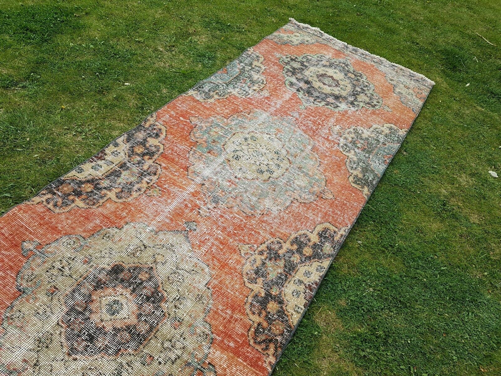 Vintage Turkish Runner Rug 2'11'' x 12'10''