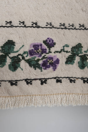 Vintage Turkish Kilim Rug 45'' x 57''