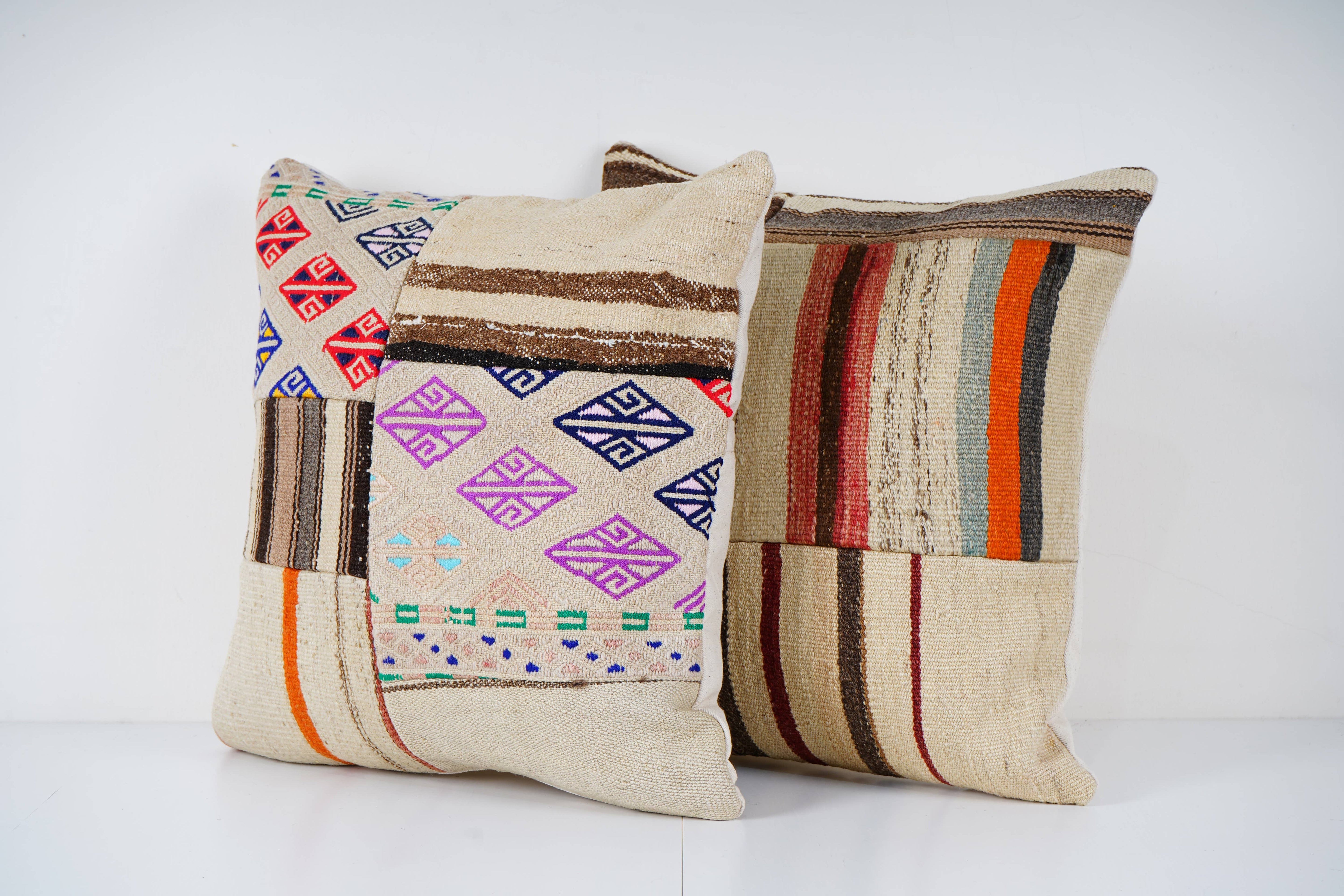 Kilim Pillow Cover Set of 2 | 20'' x 20''