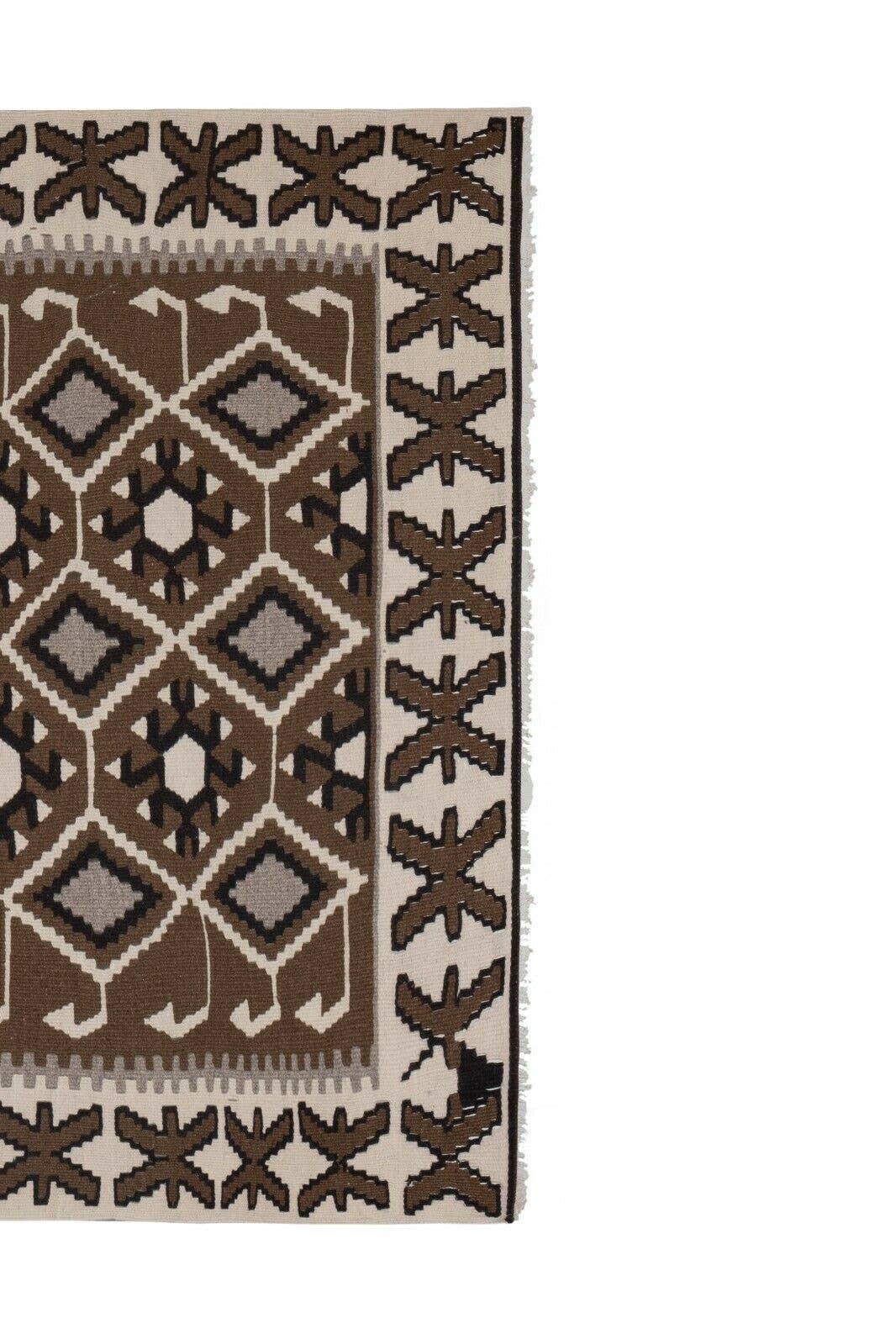 Vintage Turkish Kilim Rug 46'' x 55''