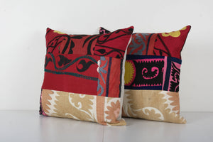 Suzani Pillow Cover Set of 2 | 17'' x 19''