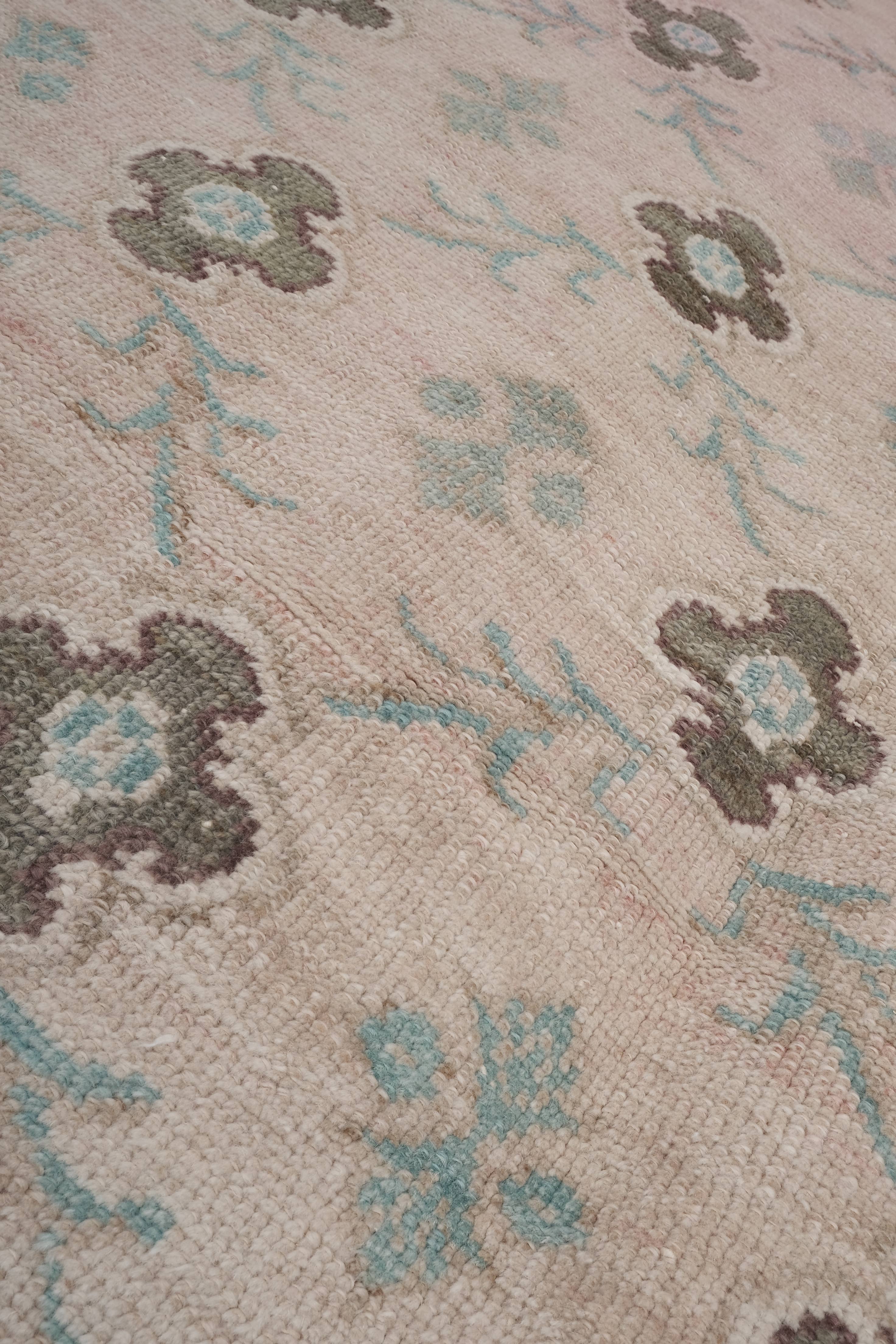Vintage Turkish Karapinar Rug 4'9'' x 9'4''