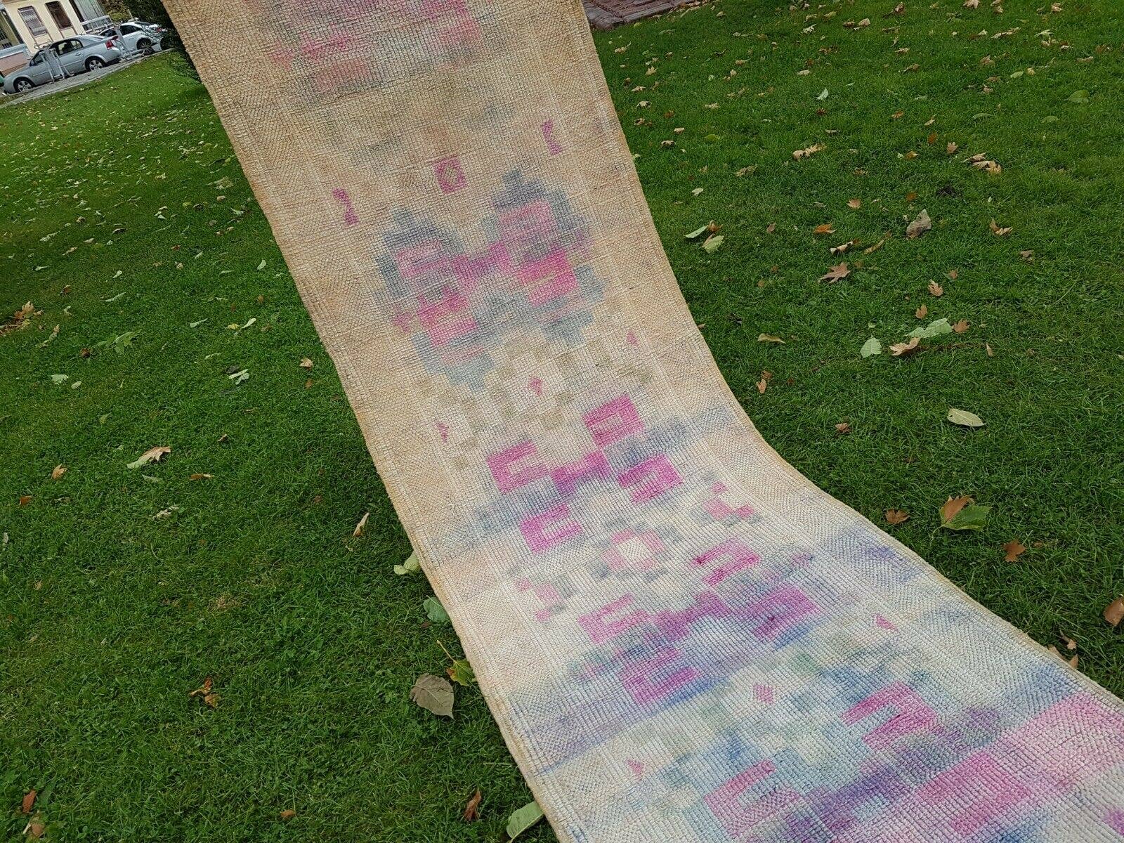 Vintage Oushak Runner 3' x 16'2''