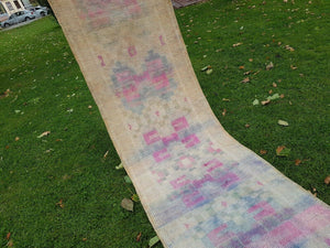 Vintage Oushak Runner 3' x 16'2''