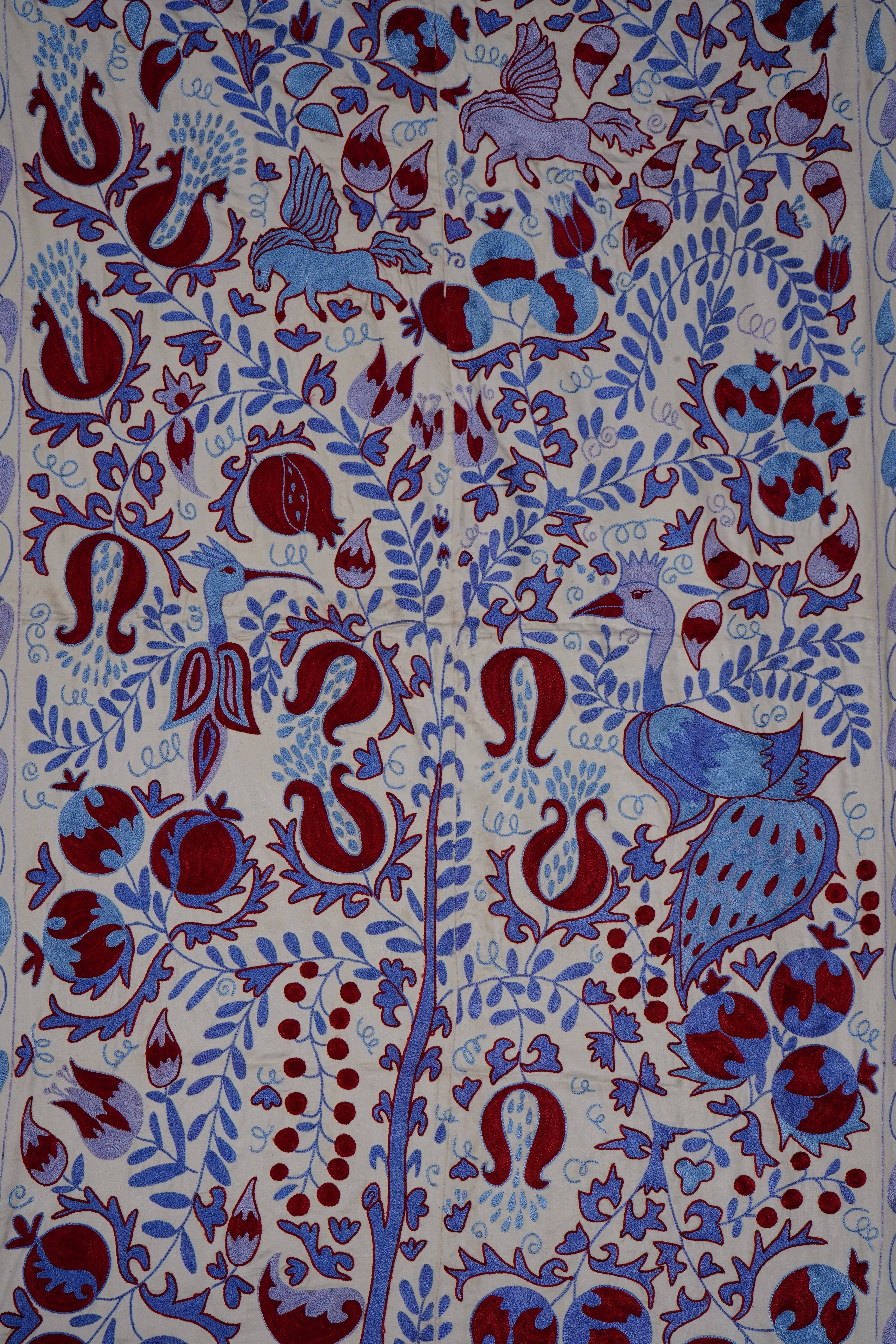 Suzani Wall Hanging & Bedspread | 3'6'' x 6'